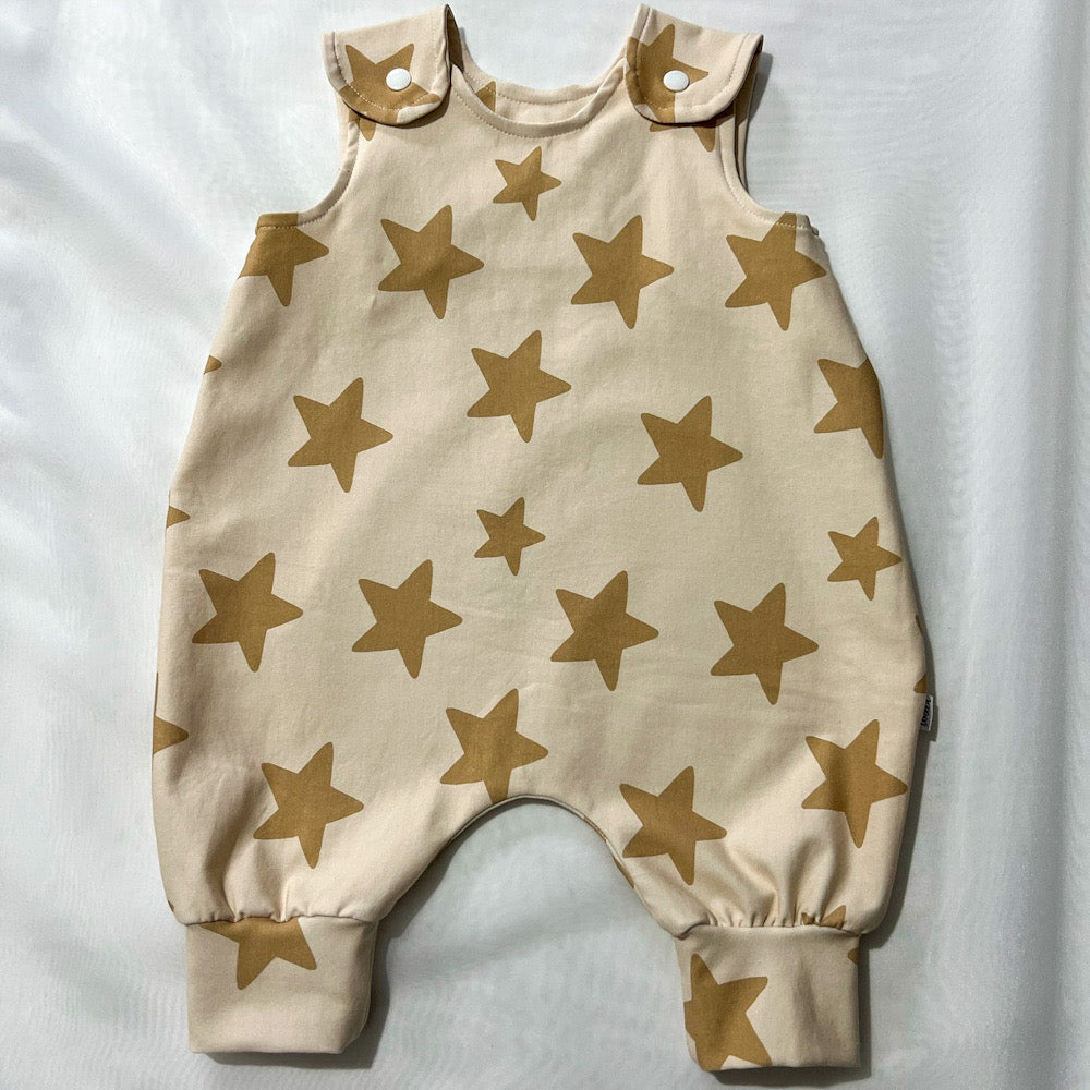 Wish Upon a Mocha Star Long Romper