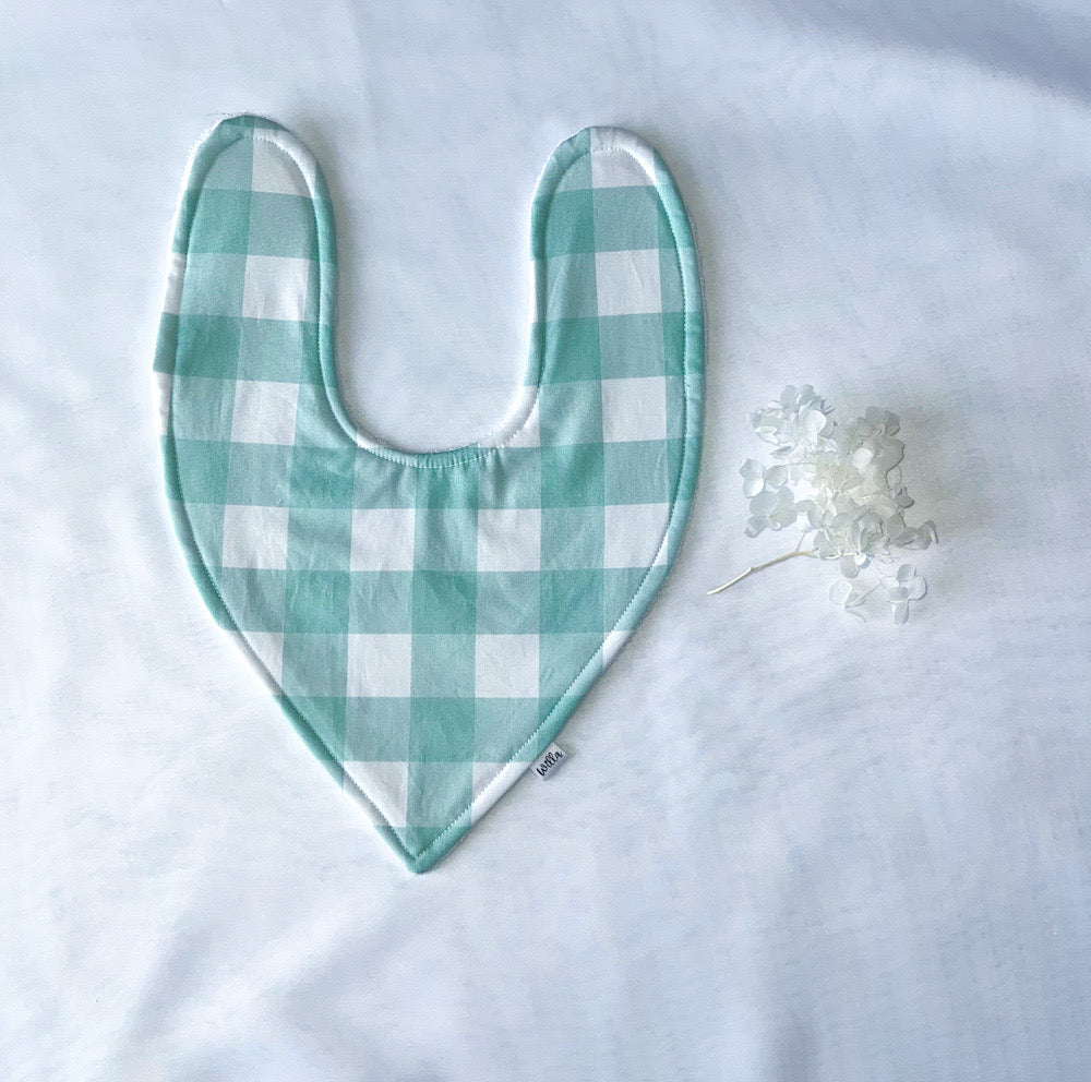 Jewel Gingham Bib