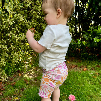 Tropical Vibes Bike Shorts