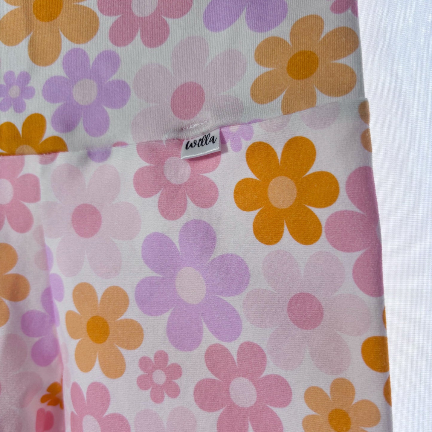 Groovy Flower Bike Shorts