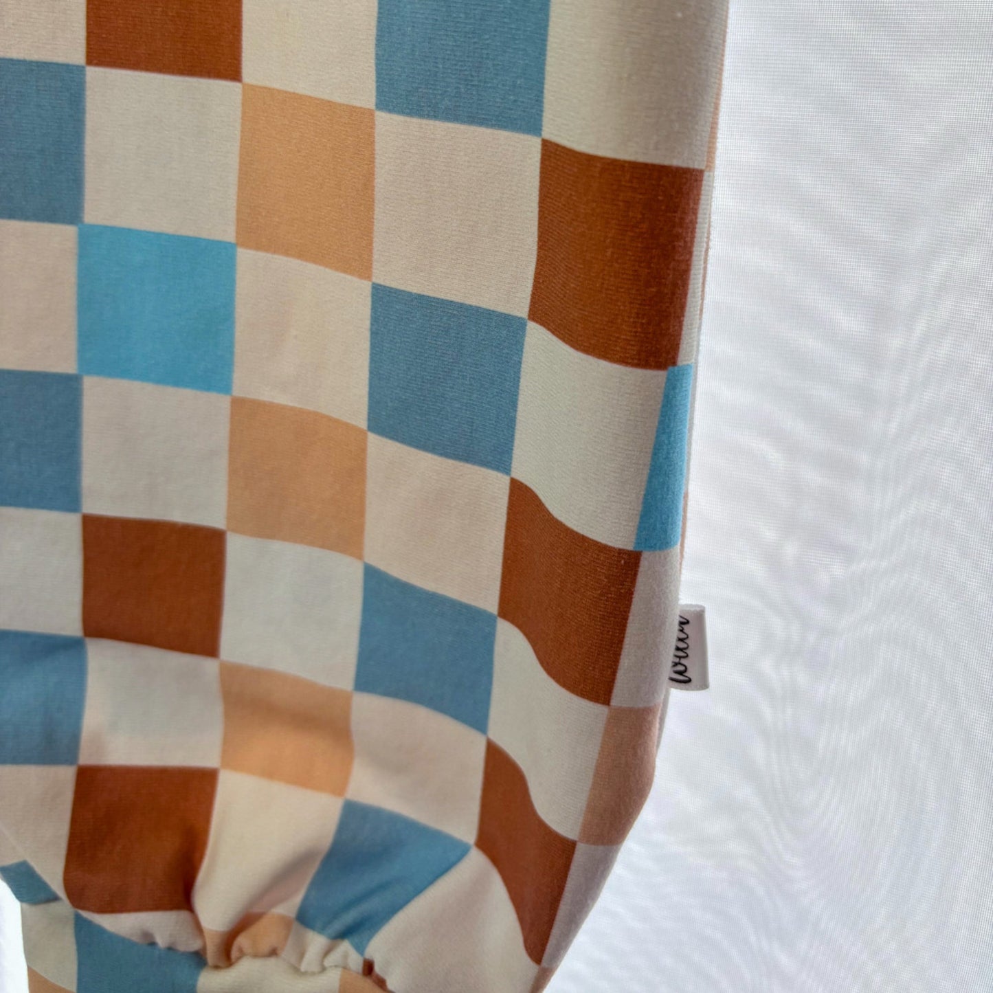 Beachside Check Long Romper