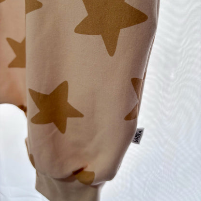 Wish Upon a Mocha Star Long Romper