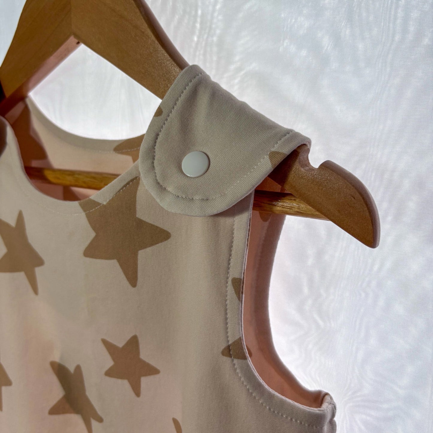 Wish Upon a Mocha Star Long Romper