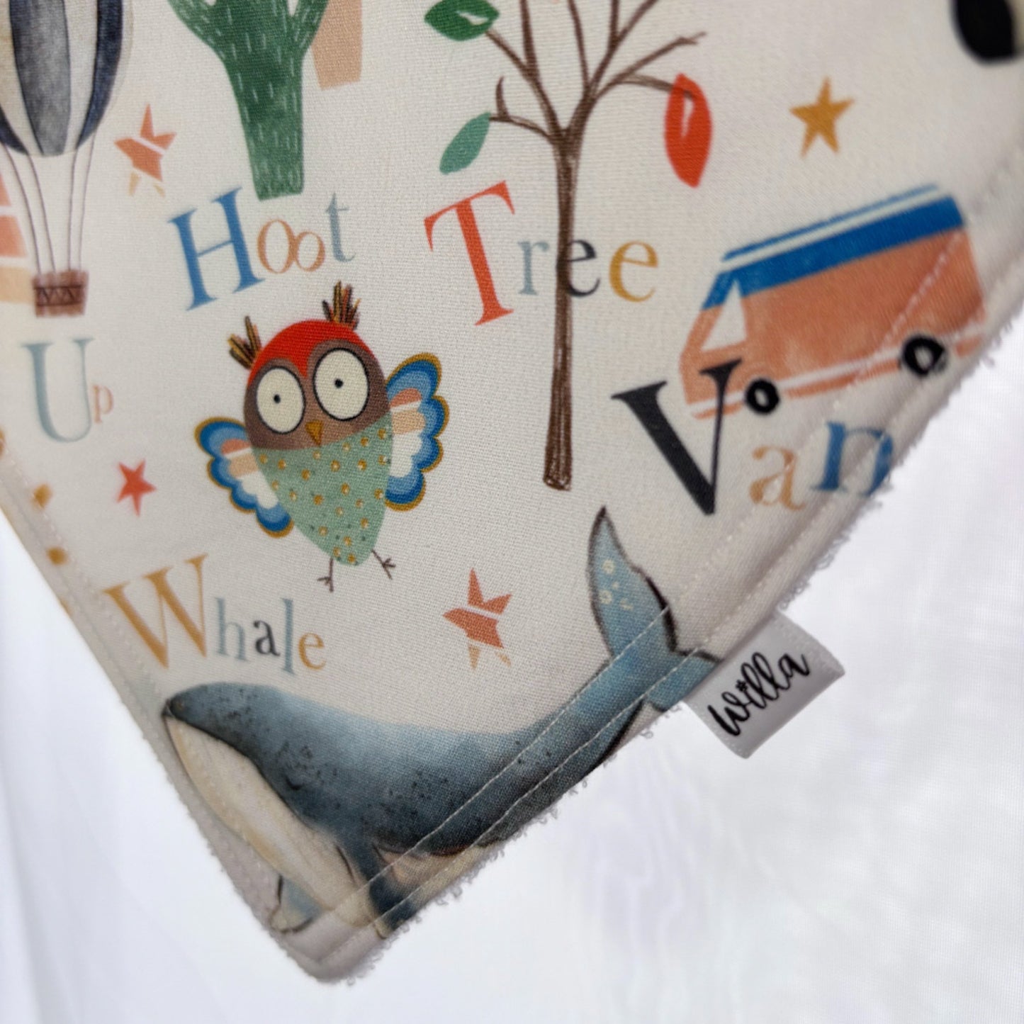 Words and Critters Bib