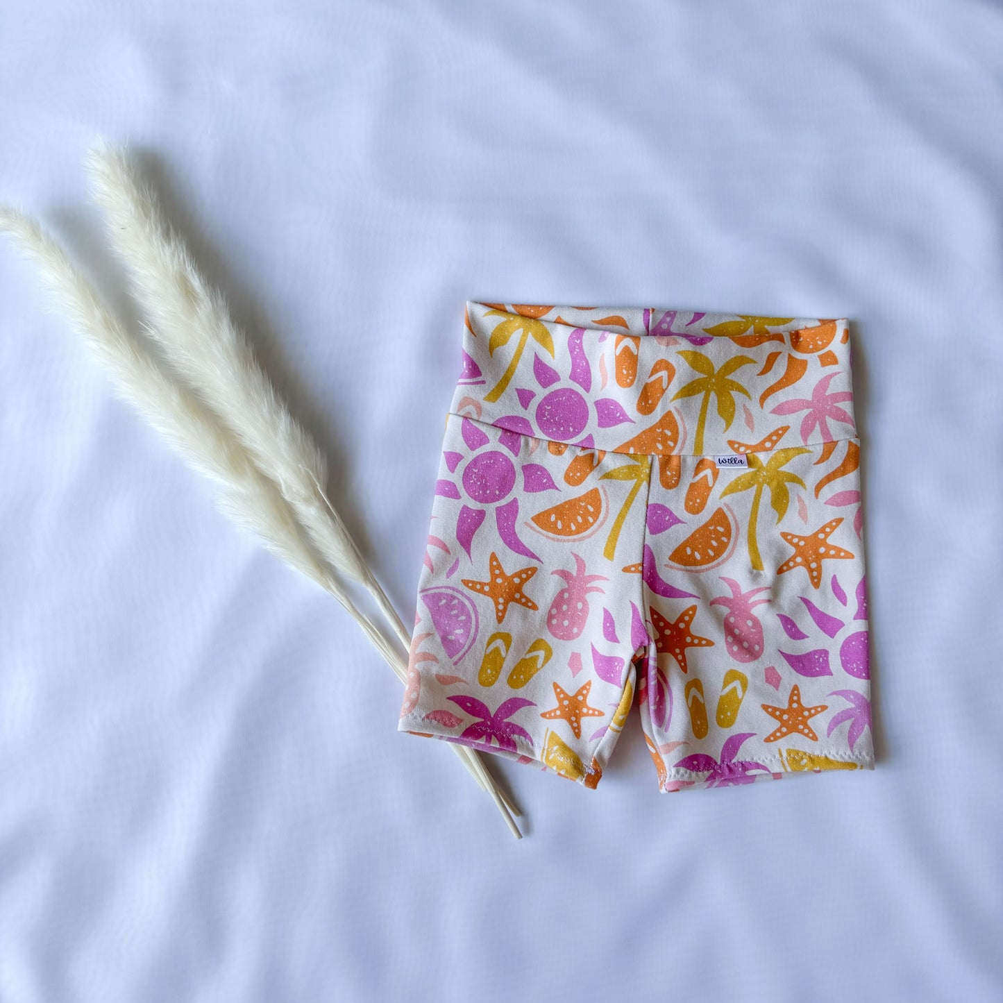 Tropical Vibes Bike Shorts
